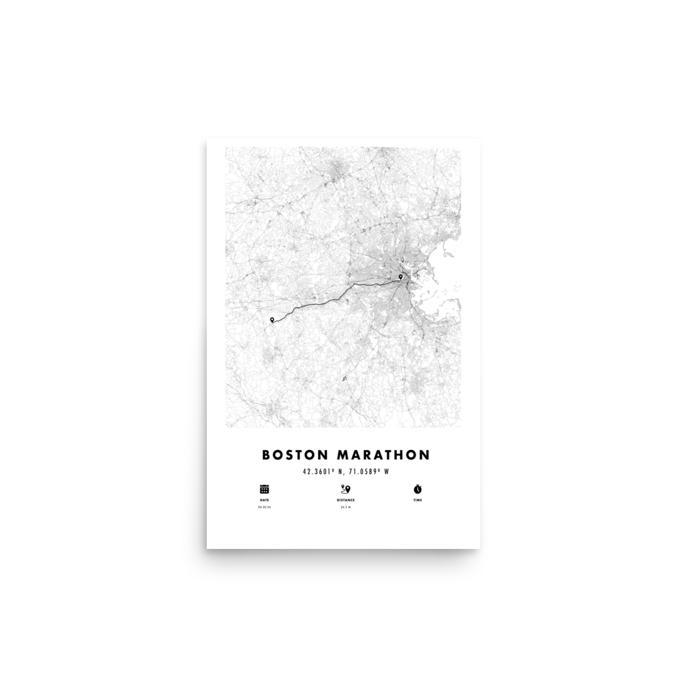 2026 Boston Marathon Finisher - Poster
