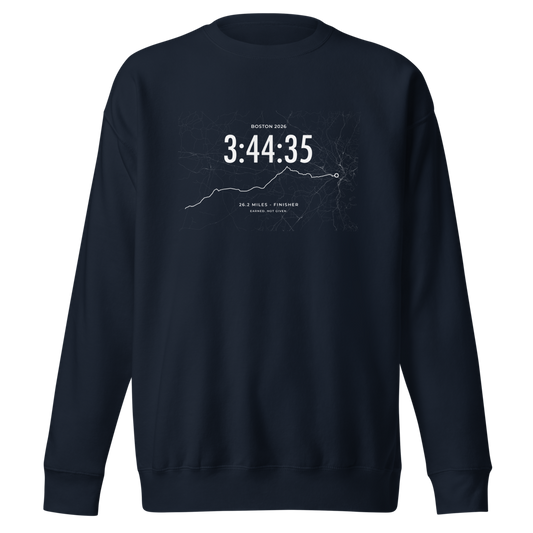 2026 Boston Marathon Finisher Sweatshirt - Unisex